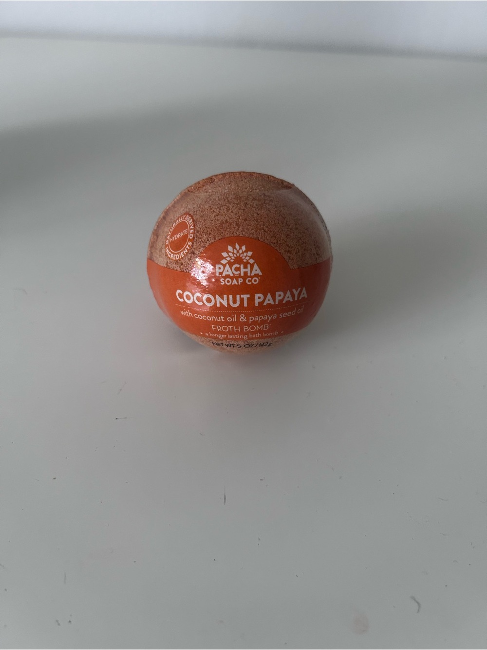 Coconut Papaya Bath Bomb - Orange